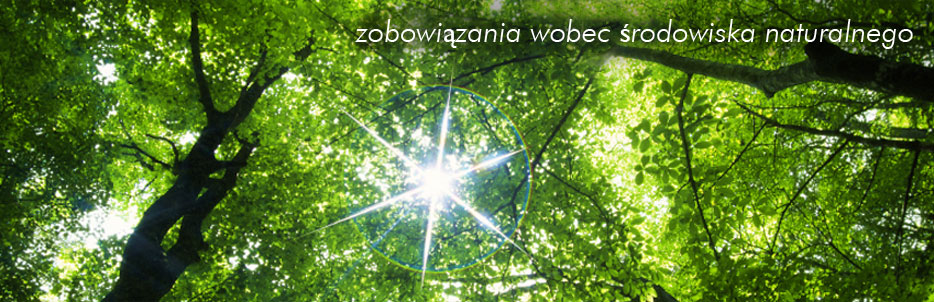  zobowiązania wobec środowiska naturalnego